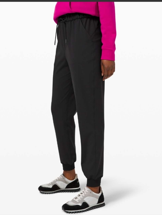 Lululemon FLAWED Keep Moving Jogger Pants Black Plus Sz 16 - Picture 2 of 11